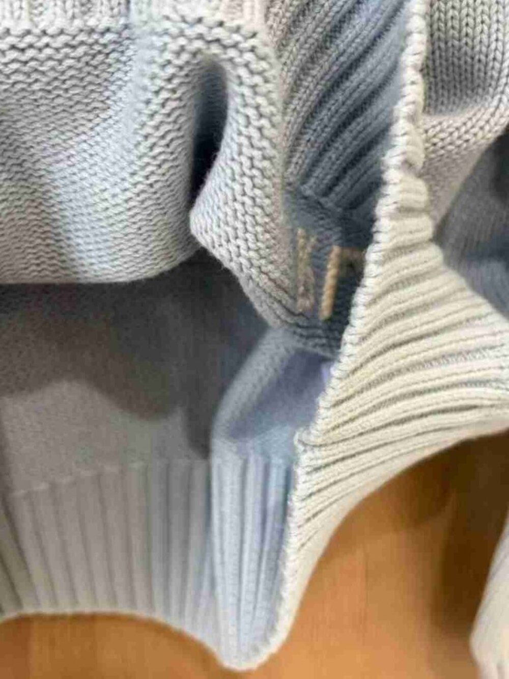 Polo Ralph Lauren Bear Knit Sweater Light Blue Crewneck 🧸 - Picture 5 of 6